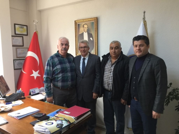 Ödemiş Belediye Başkanlığına; CHP Aday Adayı olan  Mehmet ERİŞ Ödemiş Ticaret Borsası’nı Ziyaret etti.